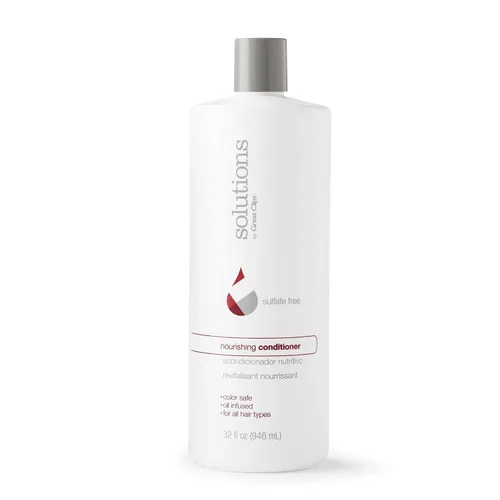 Vista 8 de GREAT CLIPS Solutions Acondicionador nutritivo de 10 onzas líquidas Aceite de argán Sin sulfatos y parabenos Hidrata y repara el cabello