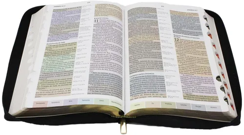Vista 4 de Biblia de Estudio Arco Iris Reina Valera 1960 con Cierre e Indice en Español Imitation Leather – 1 Diciembre 2020
