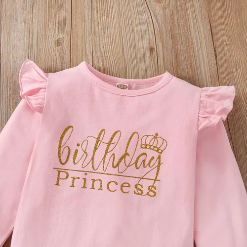 Vista 3 de Toddler Kids Baby Girls Birthday Princess Outfits Dress Vest Tank Top Dot Mesh Tutu Skirt