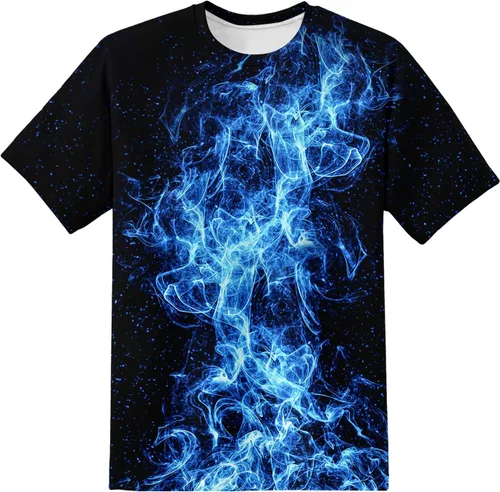 Vista 8 de Camiseta de manga corta con estampado 3D para niños y niñas de 6 a 16 años Bcm45-blanco