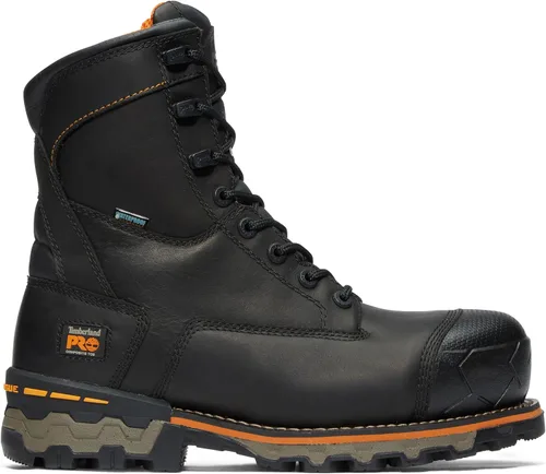 Vista 8 de Timberland PRO Boondock - Botas industriales impermeables para hombre, de 8 pulgadas, resistentes a pinchazos