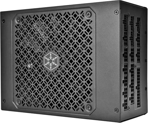 Vista 7 de Silverstone Technology HELA 1300R Platinum ATX 3.0 / PCIe Gen 5 1300W Fuente de alimentación totalmente modular con dimensiones compactas