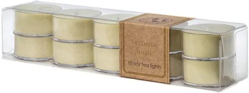Vista 106 de ECO CANDLE CO. Vela reciclada, té negro y miel, 6 oz. - Aromas de té picante, nuez moscada, miel y naranja - 100% cera de soja, sin plomo, etiqueta