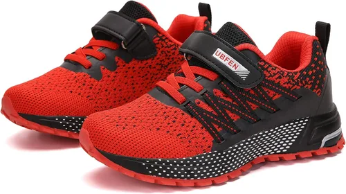 Vista 5 de KUBUA - Zapatos deportivos para niños y niñas tenis para correr ligeros transpirables deportivos y atléticos