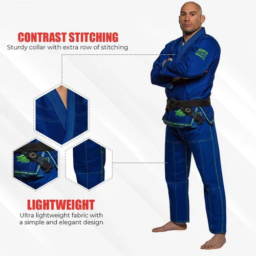 Vista 2 de Fuji Suparaito BJJ GI Uniforme de Artes Marciales