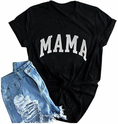 Vista 6 de Tomteamell Mama Shirt - Camiseta de manga corta para mujer