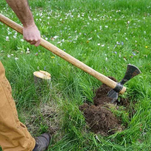 Vista 2 de Kings County Tools Cutter Mattock Herramienta de excavación con cuchillas