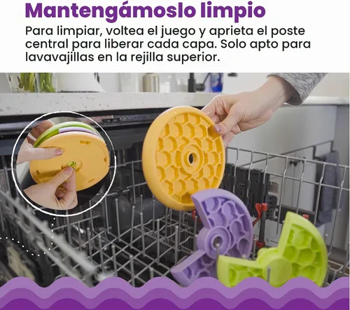 Vista 7 de Catstages Kitty Lickin' Layers - Juguete interactivo para gatos con alimentación lenta, rompecabezas de golosinas, para comida seca o húmeda