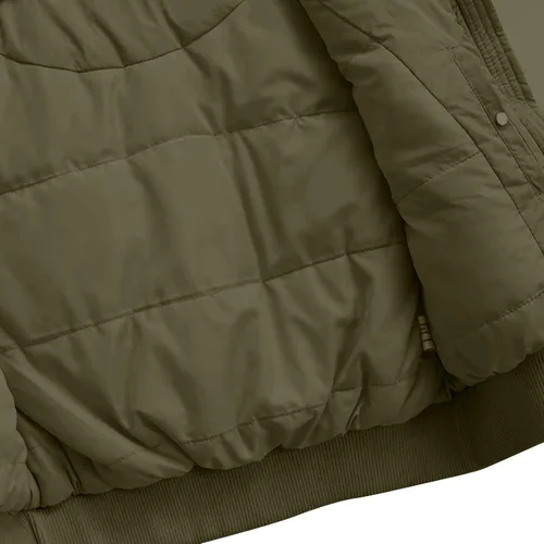 Vista 5 de Chaqueta de algodón para mujer Chaleco de color sólido corto sin mangas ropa de abrigo cómodo invierno primavera