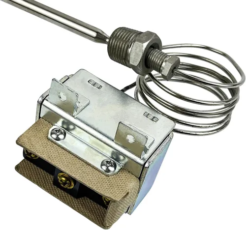Vista 4 de Interruptor de freidora de termostato de límite alto 1177 compatible con Atosa Catering Equipment 301030005 Hi Limit, freidora 3/8 pulgadas Mpt