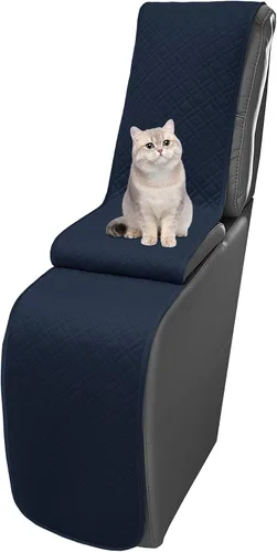 Vista 90 de Fundas de terciopelo 10% impermeables para sofá modular reclinable en forma de L, 1 pieza, fundas acolchadas para sofá reclinable esquinero, juego
