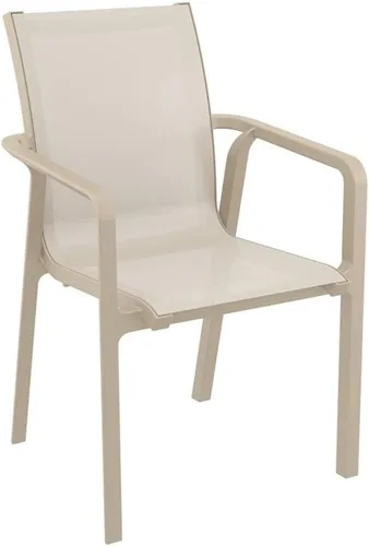 Vista 12 de Compamia Pacific Sling - Silla con brazo en color negro (juego de 2)