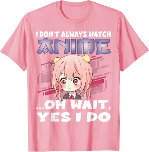 Vista 70 de Ver camiseta japonesa de anime con estampado de anime Girl, Negro, S