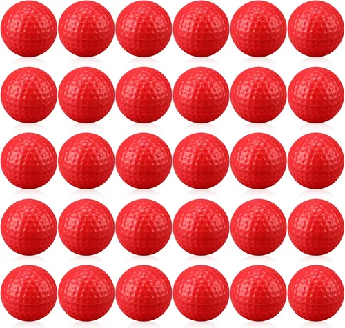 Vista 10 de 30 bolas de espuma para práctica de golf, bolas de espuma suave para práctica de golf, sensación realista y entrenamiento deportivo de vuelo