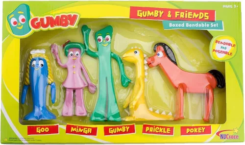 Vista 3 de Set de muñecos en caja de Gumby y sus amigos de NJ Croce