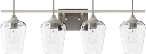 Vista 11 de VONLUCE Lámpara de tocador de baño, lámpara de baño de 2 luces sobre el Níquel