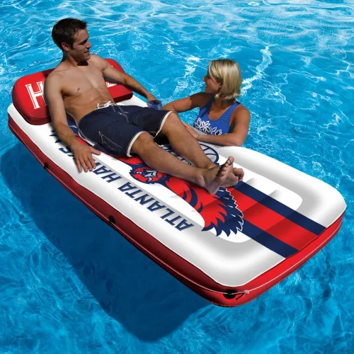 Vista 4 de Poolmaster NBA - Tumbona inflable grande para colchón de piscina