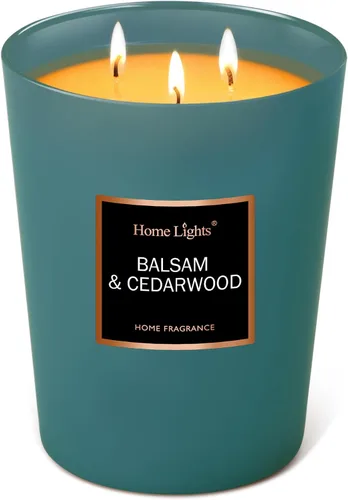 Vista 15 de HomeLights Velas perfumadas – Tarro grande de aromaterapia, cera de soja natural, 130 horas de combustión, cereza rubí y merlot