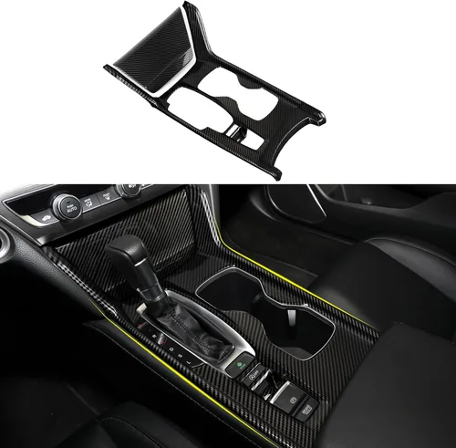 Vista 21 de Calcomanías de ventilación de salida de CA para Honda Accord 2018-2022, accesorios de 10ª generación, calcomanías de fibra de carbono ABS
