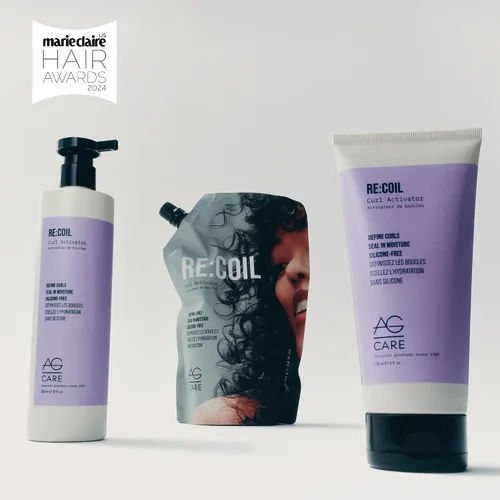 Vista 11 de AG Care Re:Coil Activador de Rizos Crema para Rizos con Aminoácidos de Queratina - Crema Ultra-Nutritiva para Cabello Rizado para Rizos Definidos