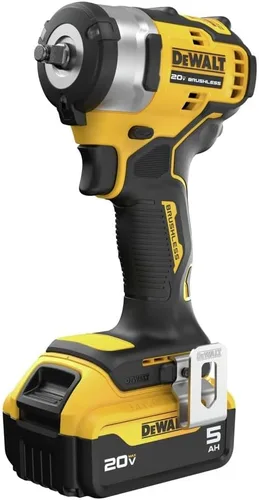 Vista 3 de DEWALT DCF913P2R 20V MAX sin escobillas - Llave de impacto inalámbrica de iones de litio de 3/8 pulgadas con kit de yunque de anillo de retención