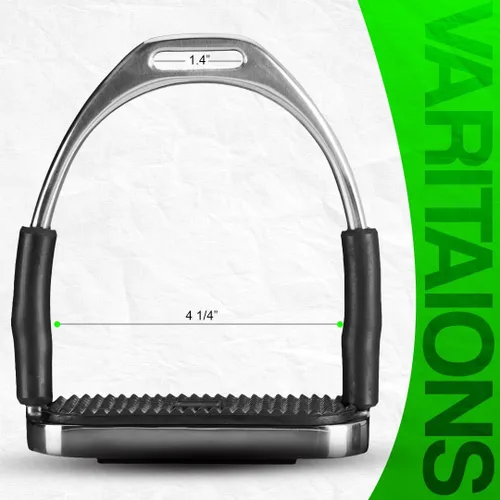 Vista 2 de Equinez Tools Flex Inglés Inglés Sillín Estribos Almohadillas de Hierro Rodilla Tobillo Alivio del Dolor