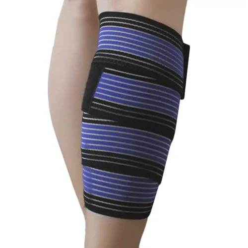 Vista 2 de BXT Soporte elástico transpirable para el tobillo, soporte de compresión para rodilla, codo, muñeca, tobillo, correa de vendaje deportivo