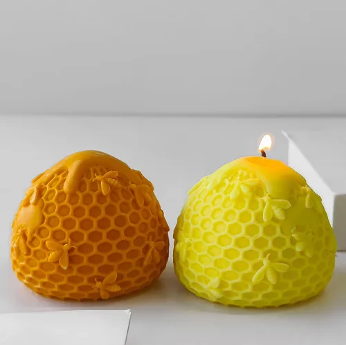 Vista 5 de Molde para velas de abeja de abeja, molde de vela de panal, molde de vela de animales, molde de resina de panal, molde de fundición de resina