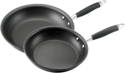 Vista 7 de Anolon Advanced - Utensilios de cocina antiadherentes anodizados duramente para el hogar - Woks (Wok abierto de 30,5 cm, Moonstone)