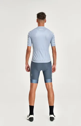 Vista 3 de DIFOS Men's Cycling Jerseys Short Sleeve MTB Mountain Bike Jersey Honeycomb Breathable Mesh with 3 Pockets