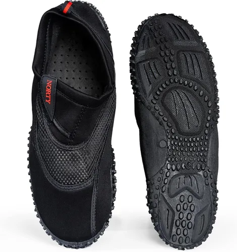 Vista 2 de NORTY Wave Aqua Sock - Zapatos de agua para hombre - Zapatos de natación para hombre - Zapatos de playa para hombre - Calcetines de agua - Zapatos