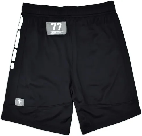 Vista 20 de Andrew Scott Pantalones cortos deportivos de baloncesto para niños con rendimiento activo y estilo de malla, varios paquetes