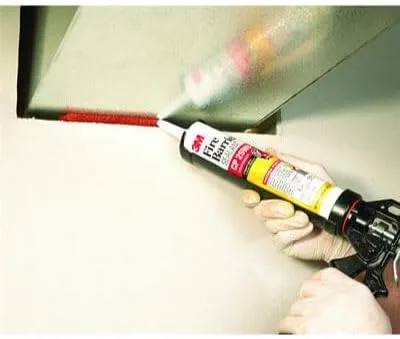 Vista 4 de 3M Fire Barrier CP 25WB Sellador Intumescente Rojo 10.1 oz.