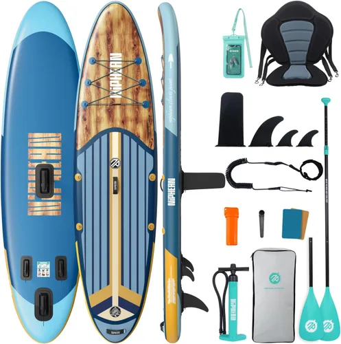 Vista 17 de Niphean Inflatable Stand Up Paddle Board with SUP Accessories