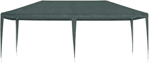 Vista 6 de vidaXL Professional Green Party Tent - UV- and Water- Polyethylene Material - Durable - Steel Frame - 13.1'x19.7'x9