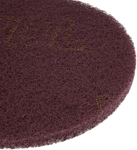 Vista 4 de uxcell Estropajo de 5 pulgadas para fregar, disco de raspado, aro y bucle de superficie de disco de acondicionamiento de 8 piezas