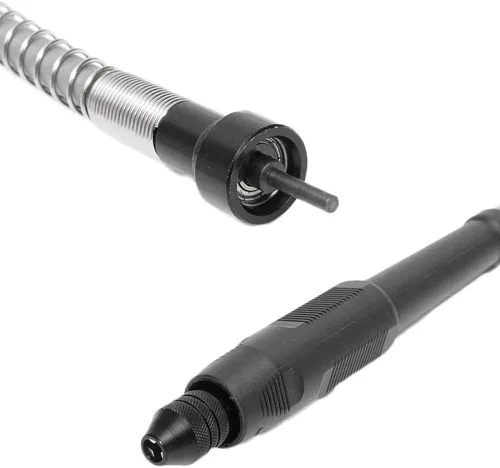 Vista 8 de Adaptador de eje flexible, accesorio flexible de extensión de eje de taladro sin llave, portabrocas para amoladora rotativa con llave - 0.126 in/1/8