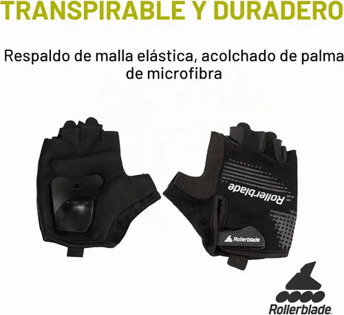 Vista 2 de Rollerblade Skate Gear Guantes, 1 par, color negro
