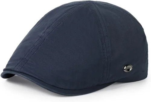 Vista 35 de Sombrero Newsboy de Qlauca para Hombre de Algodón 6 Paneles