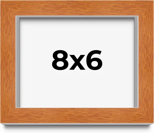 Vista 135 de Marco de 3 x 3 pulgadas de madera maciza de nuez y miel marrón con plexiglás acrílico UV, respaldo de tablero de espuma y accesorios para colgar