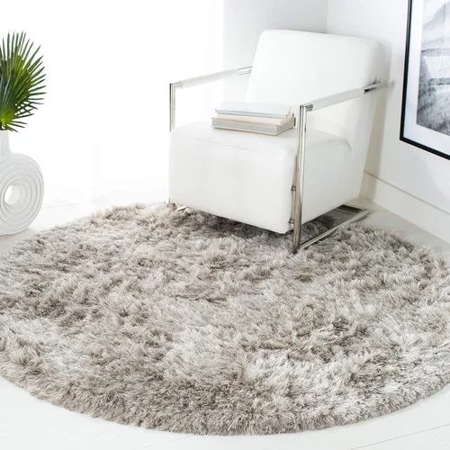 Vista 9 de SAFAVIEH Ocean Shag Collection - Alfombra decorativa, 2 x 3 pies, marfil, hecha a mano, sólida, 2.4 pulgadas de grosor, ideal para zonas de alto