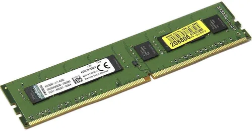 Vista 2 de Kingston ValueRAM 8GB 2133MHz DDR4 No ECC CL15 DIMM 1Rx8 Memoria de escritorio (KVR21N15S8/8)