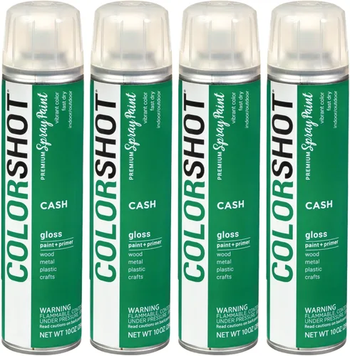 Vista 41 de COLORSHOT Pintura en aerosol brillante, aromaterapia (lavanda) 10 onzas, paquete de 4, pintura acrílica de secado rápido, uso en interiores