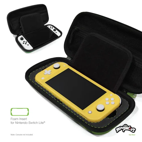 Vista 2 de Hyperkin Limited Edition Official Miraculous EVA Hard Shell Protective Travel Carrying Case Officially Licensed - For Nintendo Switch OLED
