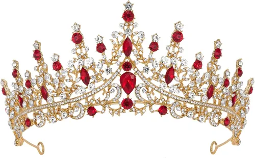 Vista 8 de SWEETV Tiaras for Women, Quinceanera Queen Crown, Wedding Tiaras 0. Plata