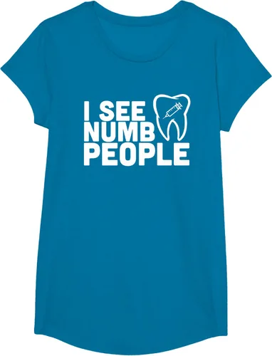 Vista 76 de I see Numb People - Camiseta de regalo para dentista dental, Negro, S