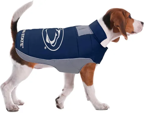 Vista 21 de Pets First Collegiate Clemson Tigers - Chaleco acolchado para perros y gatos. Talla S. Abrigo cálido, acogedor e impermeable, para perros y gatos