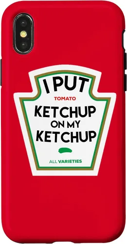 Vista 5 de I Put Ketchup on My Funny - Funda de regalo a base de tomate para iPhone 17