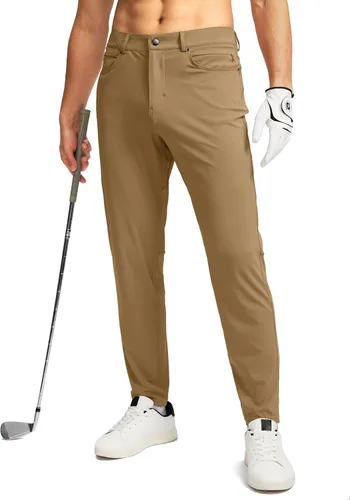 Vista 14 de G Gradual - Pantalones de golf elásticos para hombre con 6 bolsillos, ajustados, pantalones de vestir para hombre, para viajes, casuales, de trabajo