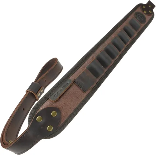 Vista 7 de Arma de lona de cuero con funda de soporte de carcasa para 12ga .22lr .45-70 .308 .30-06 Cal